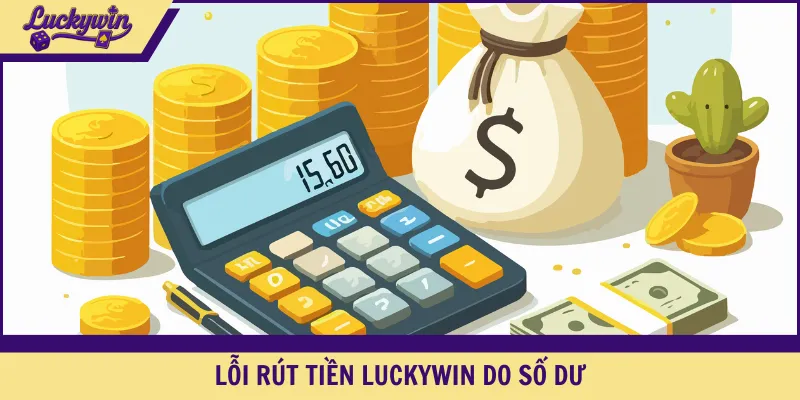 Lỗi rút tiền LUCKYWIN do số dư